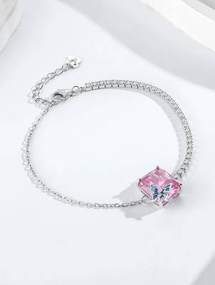 925 silver rosewing sparkle fashion bracelet 4