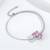 Pure 925 silver rosewing sparkle bracelet for women