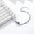 Pure 925 silver infinite grace bracelet for women