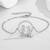 Pure 925 silver lovebirds bracelet for women