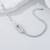 Pure 925 silver pin bracelet for women