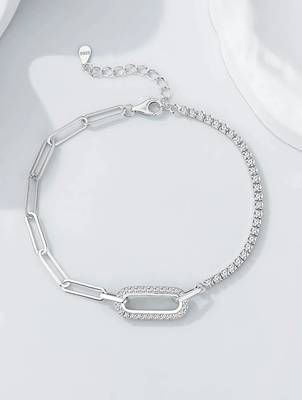 925 silver pin fashion bracelet 3