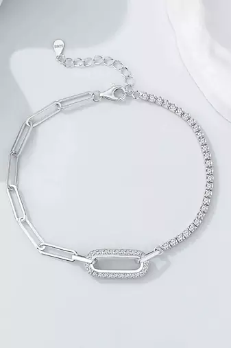 925 silver pin fashion bracelet