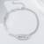 Pure 925 silver pin bracelet for women