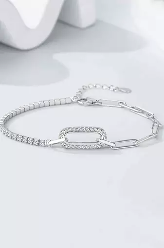 925 silver pin fashion bracelet