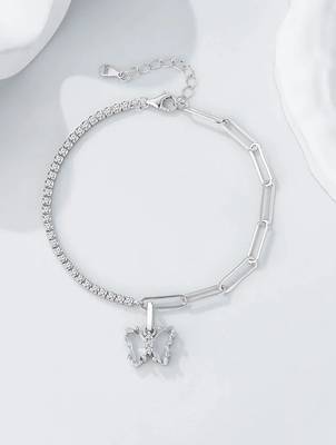 925 silver butterfly fashion bracelet 3