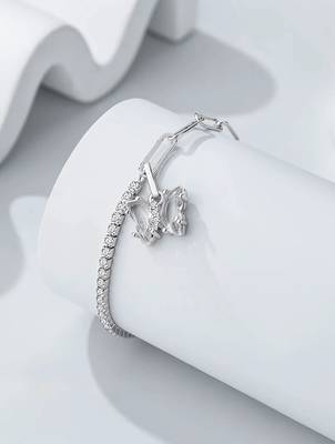 925 silver butterfly fashion bracelet 5