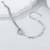 Pure 925 silver heart bracelet for women