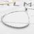 Pure 925 silver adjustable tennis bracelet for women