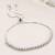 Pure 925 silver adjustable tennis bracelet for women