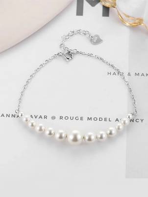 925 silver pearl fashion bracelet 3