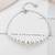 Pure 925 silver pearl bracelet for women