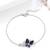 Pure 925 silver double butterfly bracelet for women