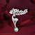Pure 925 silver graceful fawn brooch