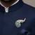 Pure 925 silver majestic peacock brooch