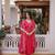 Pink Readymade Mul Chanderi with Beads Embroidered work  kurti-pant-dupatta