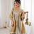 Golden Premium Designer Readymade Top Sharara