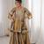 Golden Premium Designer Readymade Top Sharara