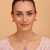 Silver electric bubblegum pink stone pendant set