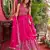 Womens Wedding Wear Embroidery cording sequence with thread work Lehenga Set