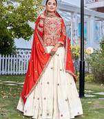 Womens New Trendy Embroidery sequence with thread work Lehenga Choli