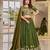 Womens New Wedding Wear Embroidery cording sequence with thread work Lehenga Set