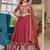 Womens New Wedding Wear Embroidery cording sequence with thread work Lehenga Set