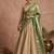 Beige Circuler Lehenga with Sweetheart Neck Blouse