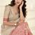 Cream Cotton party wear saree with blouse