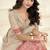 Cream Cotton party wear saree with blouse