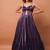 Purple A Line Lehenga with Sweetheart Neck Blouse