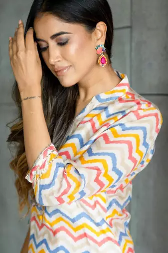 Muslin printed 2 piece set