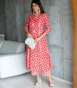 Muslin printed 2 piece set