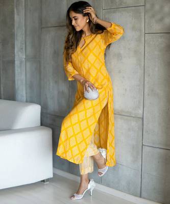 Muslin printed 2 piece set 2