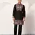 Black viscose silk multi color thread with sequence embroidered work kurta bottom