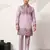 Lavender viscose silk multi color thread with sequence embroidered work kurta bottom