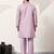 Lavender viscose silk multi color thread with sequence embroidered work kurta bottom