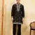Black khadi silk multi thread & sequence embroidered work kurta