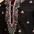 Black khadi silk multi thread & sequence embroidered work kurta