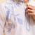 White khadi silk multi thread & sequence embroidered work kurta
