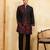 Black khadi silk multi thread & sequence embroidered work kurta