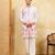 White khadi silk multi thread & sequence embroidered work kurta