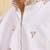 White viscose silk multi thread & sequence embroidered work kurta