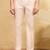 Beige viscose silk real mirror with multi thread embroidered work kurta