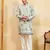 Pistachio viscose silk multi thread & sequence embroidered work kurta