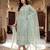 Womens new soft net with heavy embroiedery with sequence work  kurta set