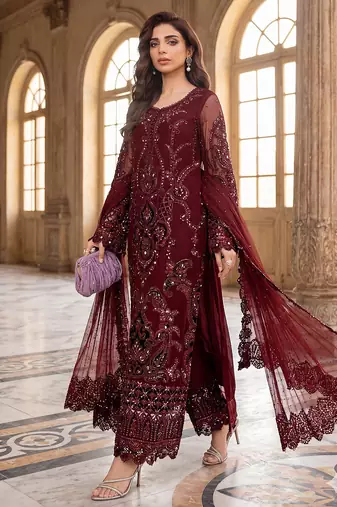Womens new georgette silk with heavy embroiedery with  sequence work  kurta set