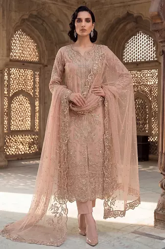 Womens new net with heavy embroiedery  with sequence work kurta set