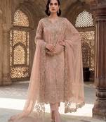 Womens net with heavy embroiedery with sequence work kurta set