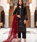 Womens net with heavy embroiedery with sequence work kurta set